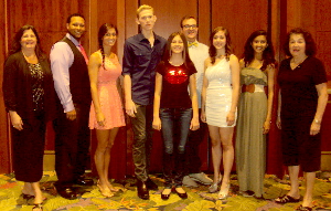 Charmaine Contestants at the Awards Banquet